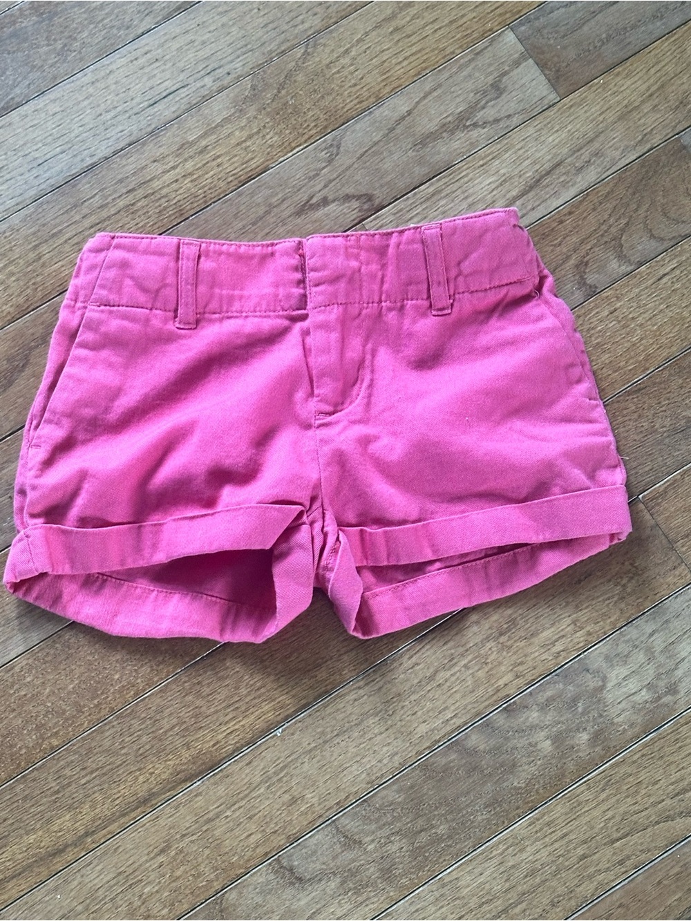 Ralph Lauren Bright Pink Cuffed Kids Shorts Sz 6
